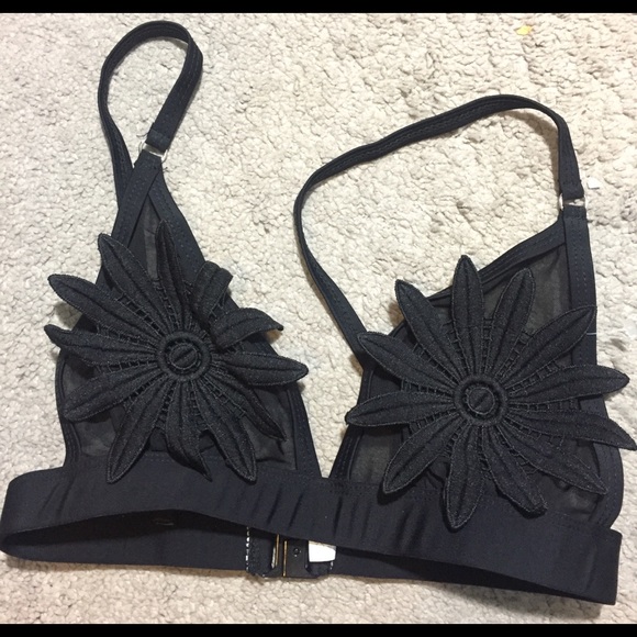 - 🏷SEE-THRU FLOWER PEAK BIKINI Top medium - Picture 4 of 7